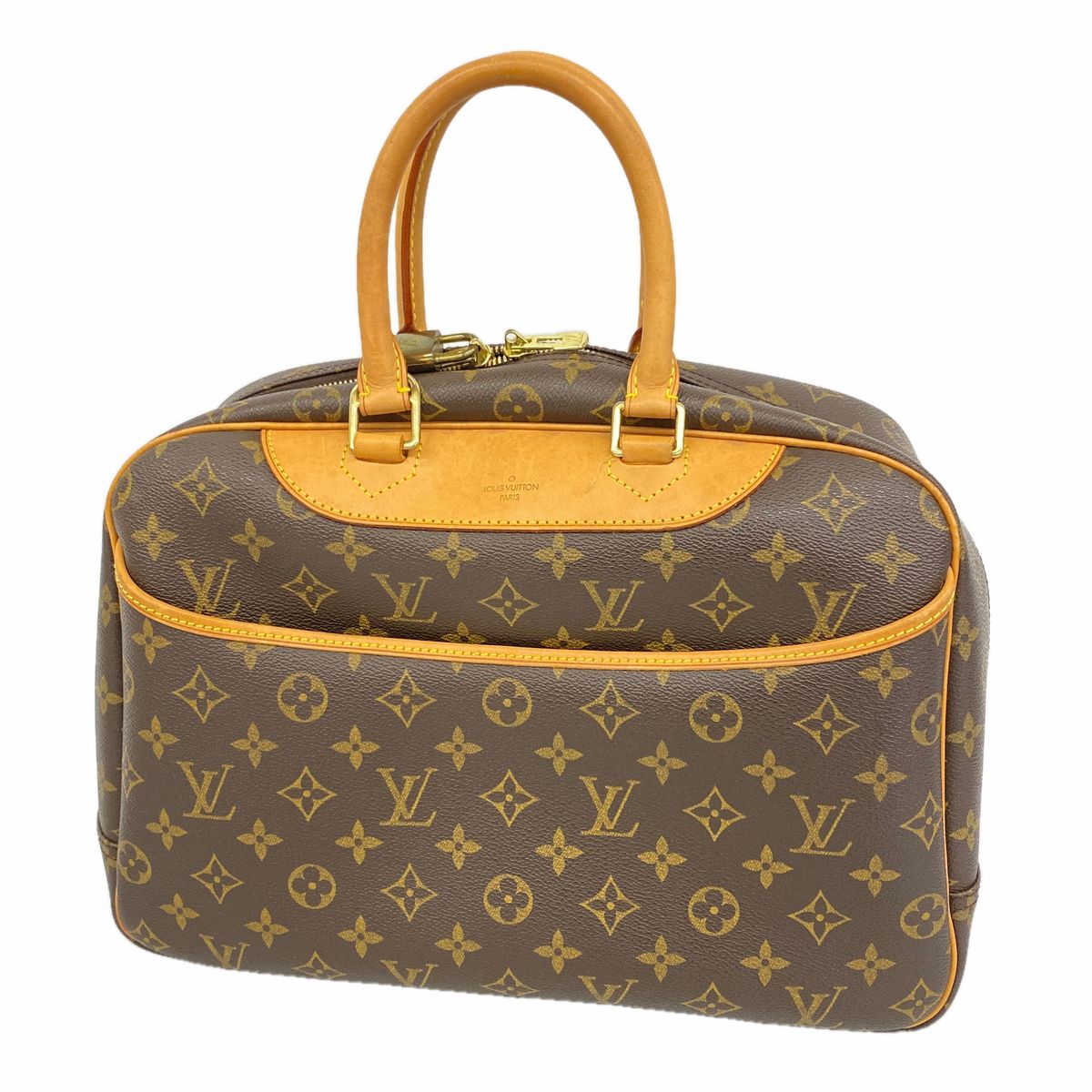 Louis Vuitton Handbag Monogram Deauville Brown