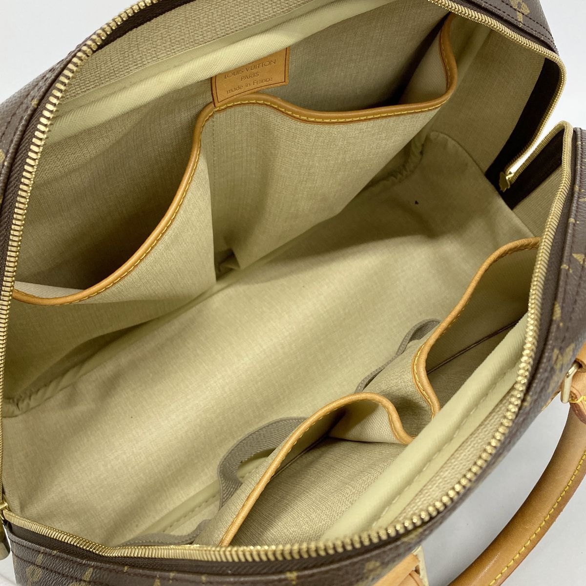 Louis Vuitton Handbag Monogram Deauville Brown — view 4