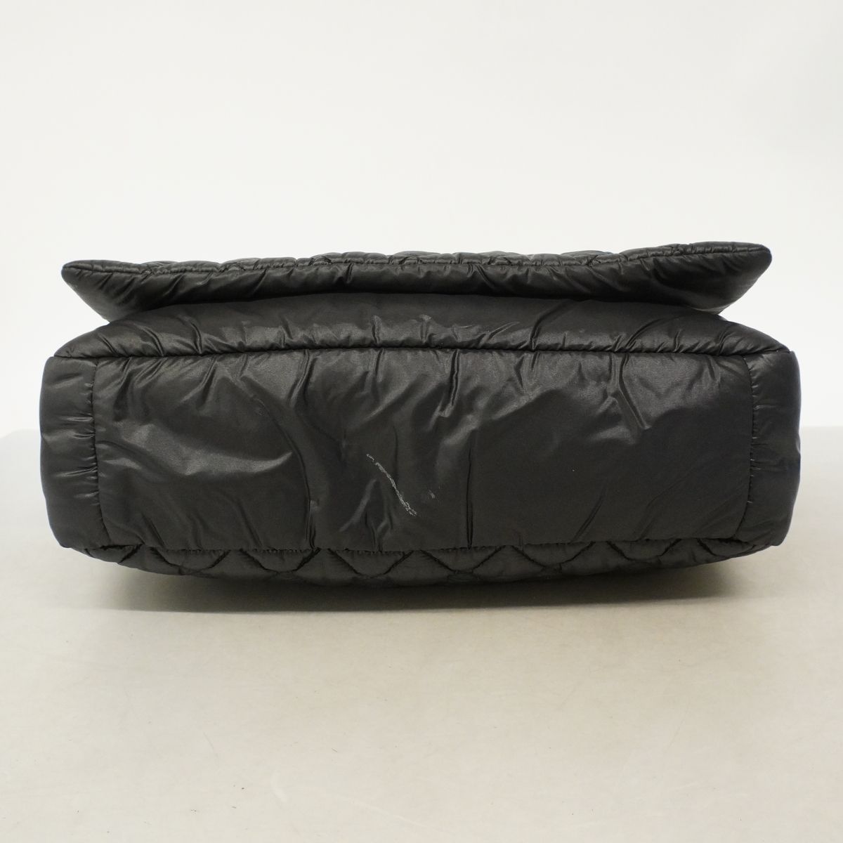 Chanel Shoulder Bag Coco Cocoon Nylon Black Silver — view 3