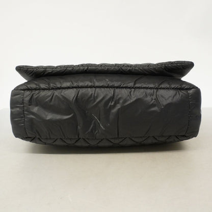 Chanel Shoulder Bag Coco Cocoon Nylon Black Silver — view 3