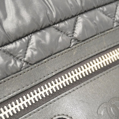 Chanel Shoulder Bag Coco Cocoon Nylon Black Silver — view 6