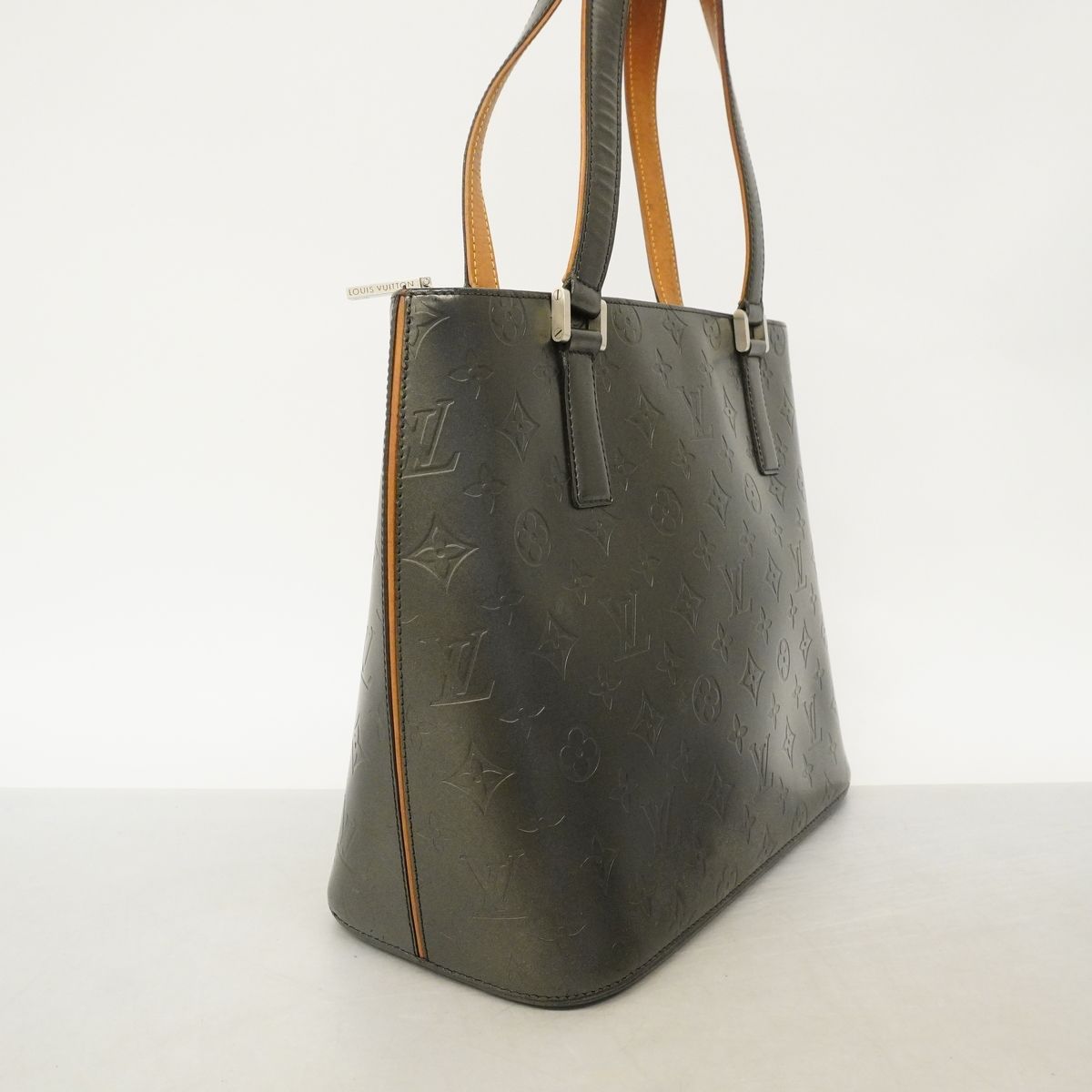Louis Vuitton Tote Bag Monogram Matte Stockton Noir — view 2