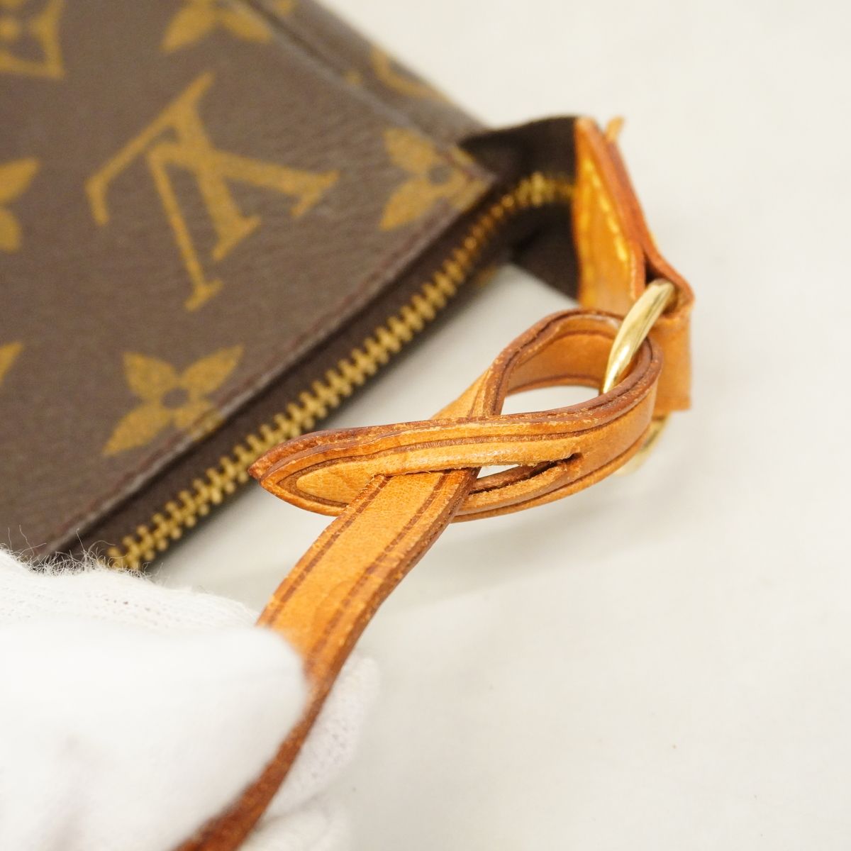 Louis Vuitton Pouch Monogram Pochette Soir Brown — view 7
