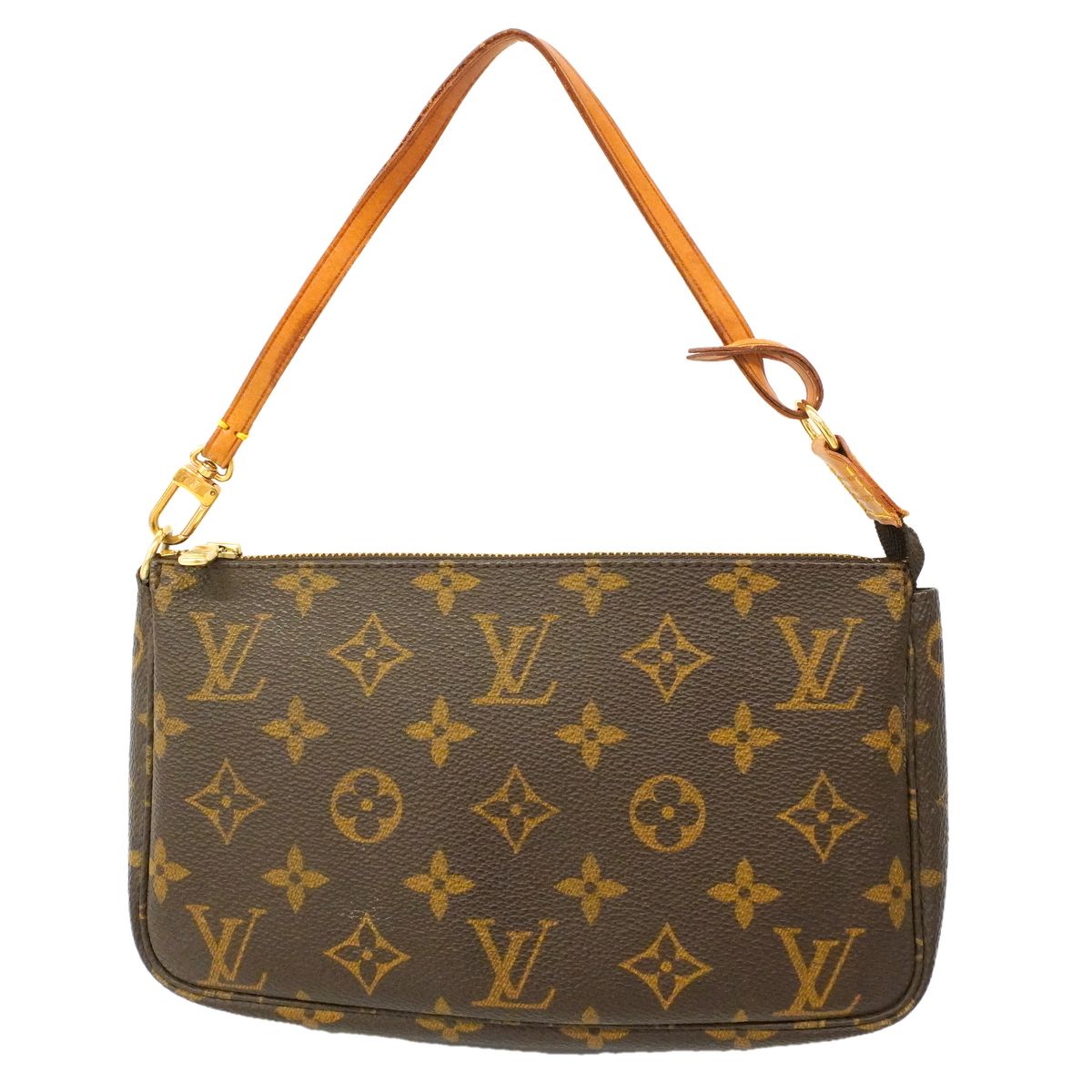 Louis Vuitton Pouch Monogram Pochette Soir Brown