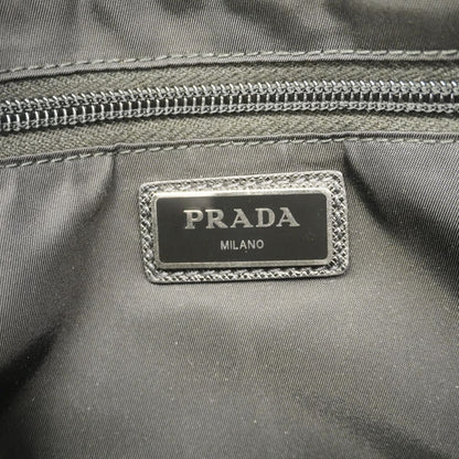 Prada Belt Bag Tessuto Nylon Black Silver — view 5