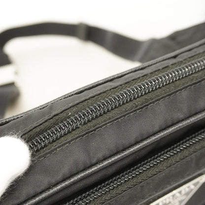 Prada Belt Bag Tessuto Nylon Black Silver — view 7