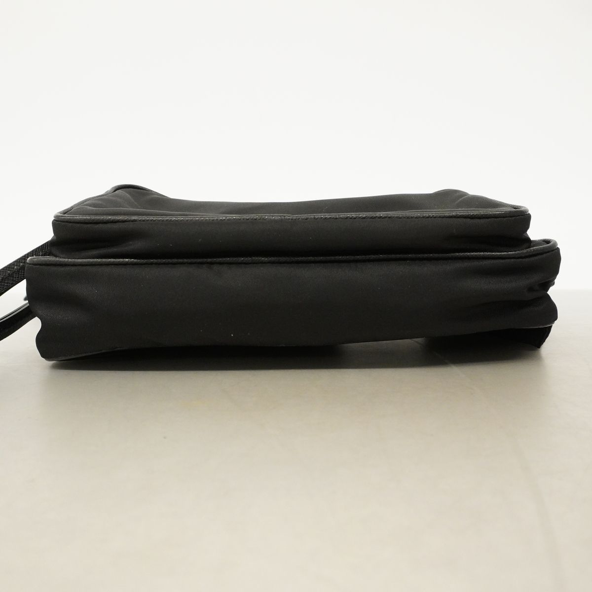 Prada Belt Bag Tessuto Nylon Black Silver — view 3