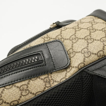 Gucci Backpack GG Supreme Brown Black Silver — view 8