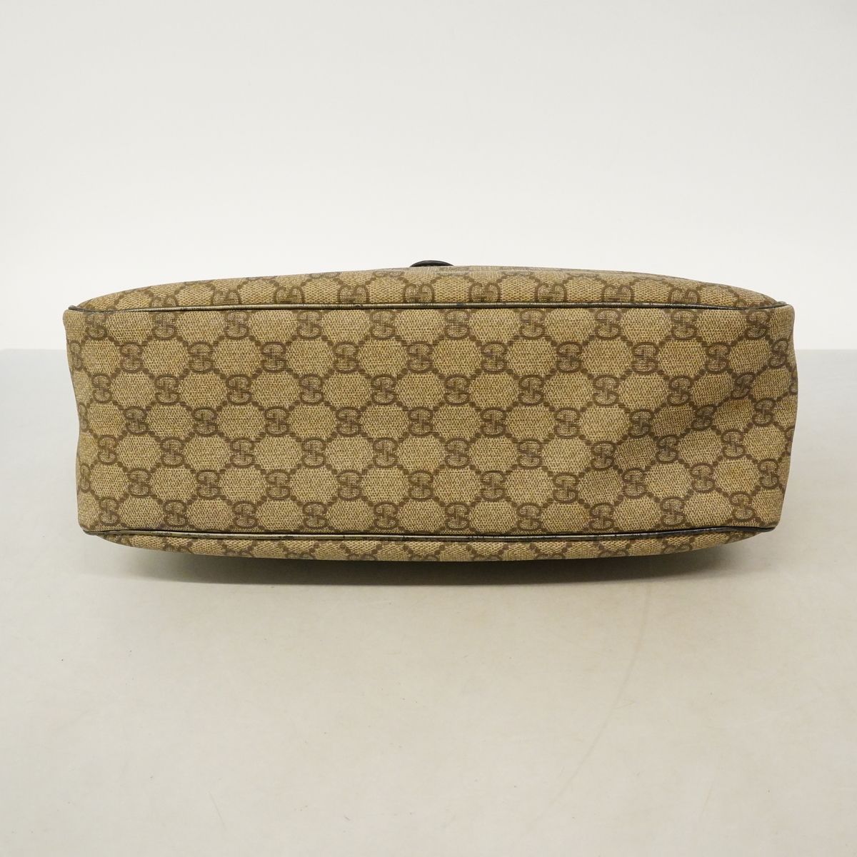 Gucci Shoulder Bag GG Supreme Brown Gold — view 3