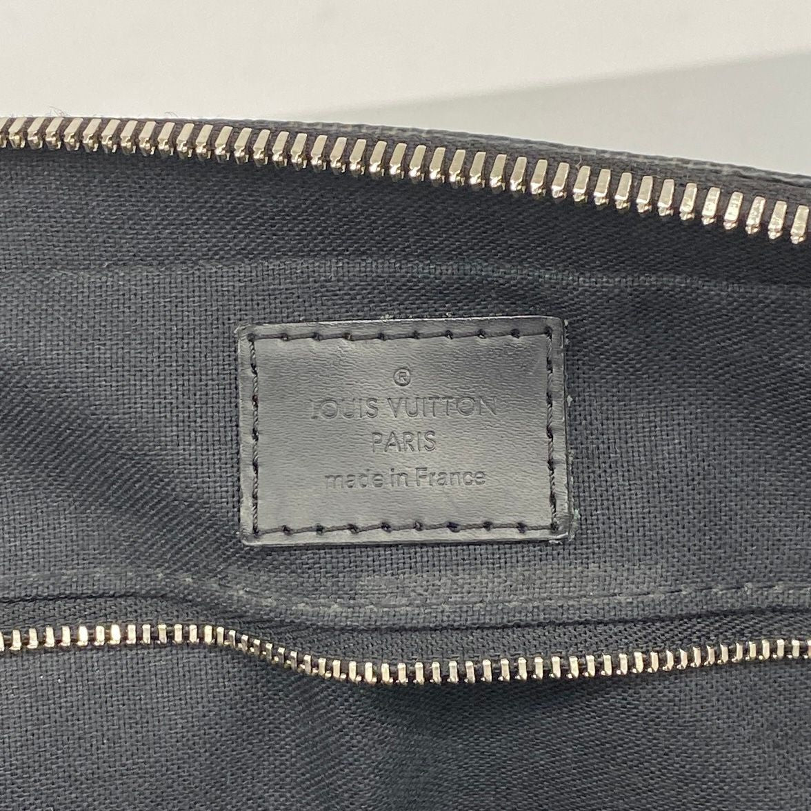 Louis Vuitton Briefcase Damier Graphite Porte Documents Voyage Black Gray — view 5