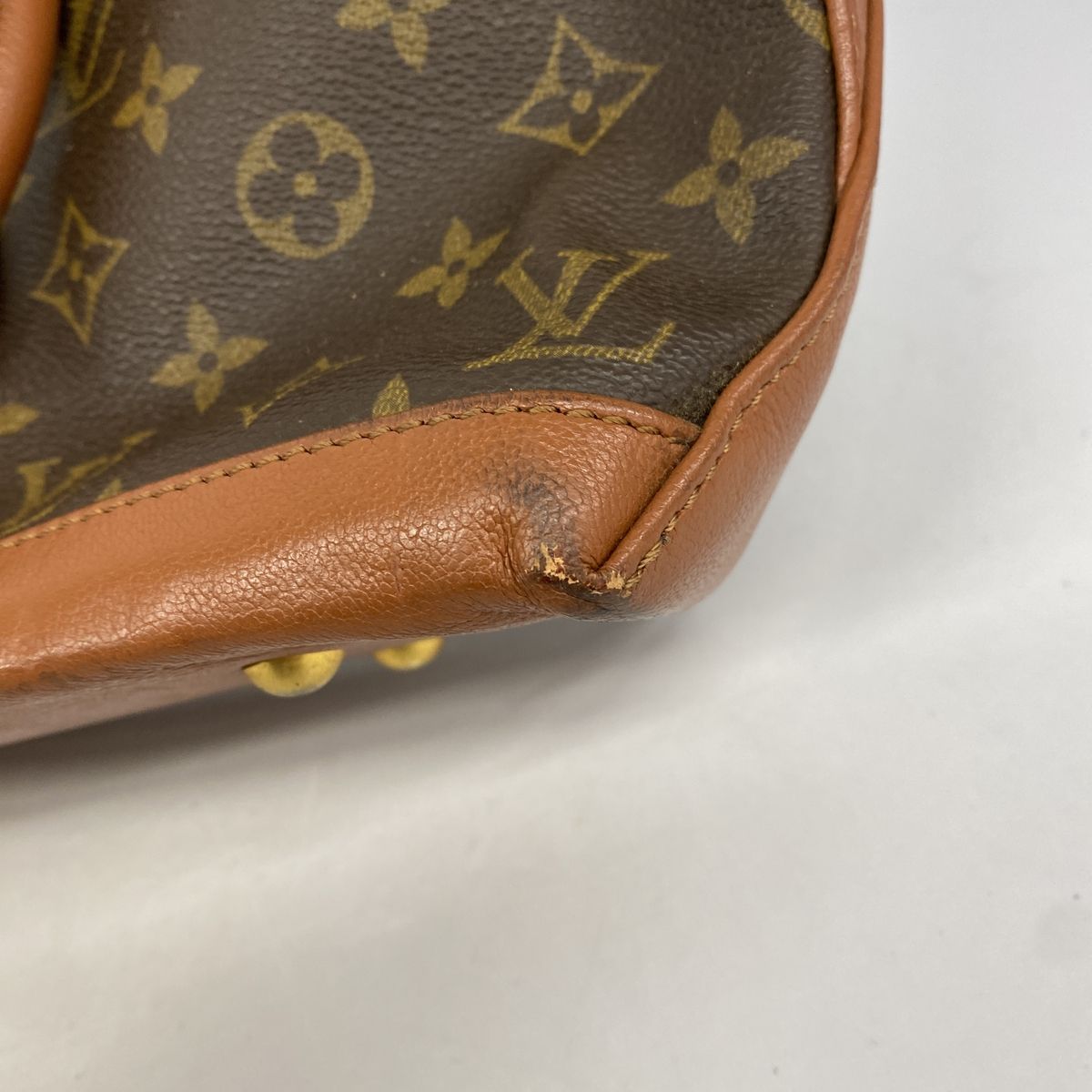 Louis Vuitton Tote Bag Monogram Sac Weekend PM Brown — view 6