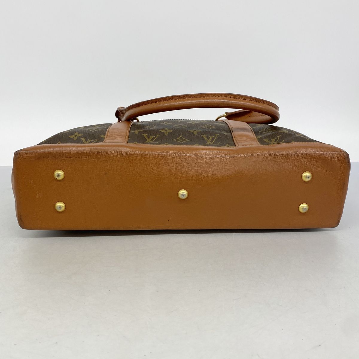 Louis Vuitton Tote Bag Monogram Sac Weekend PM Brown — view 3