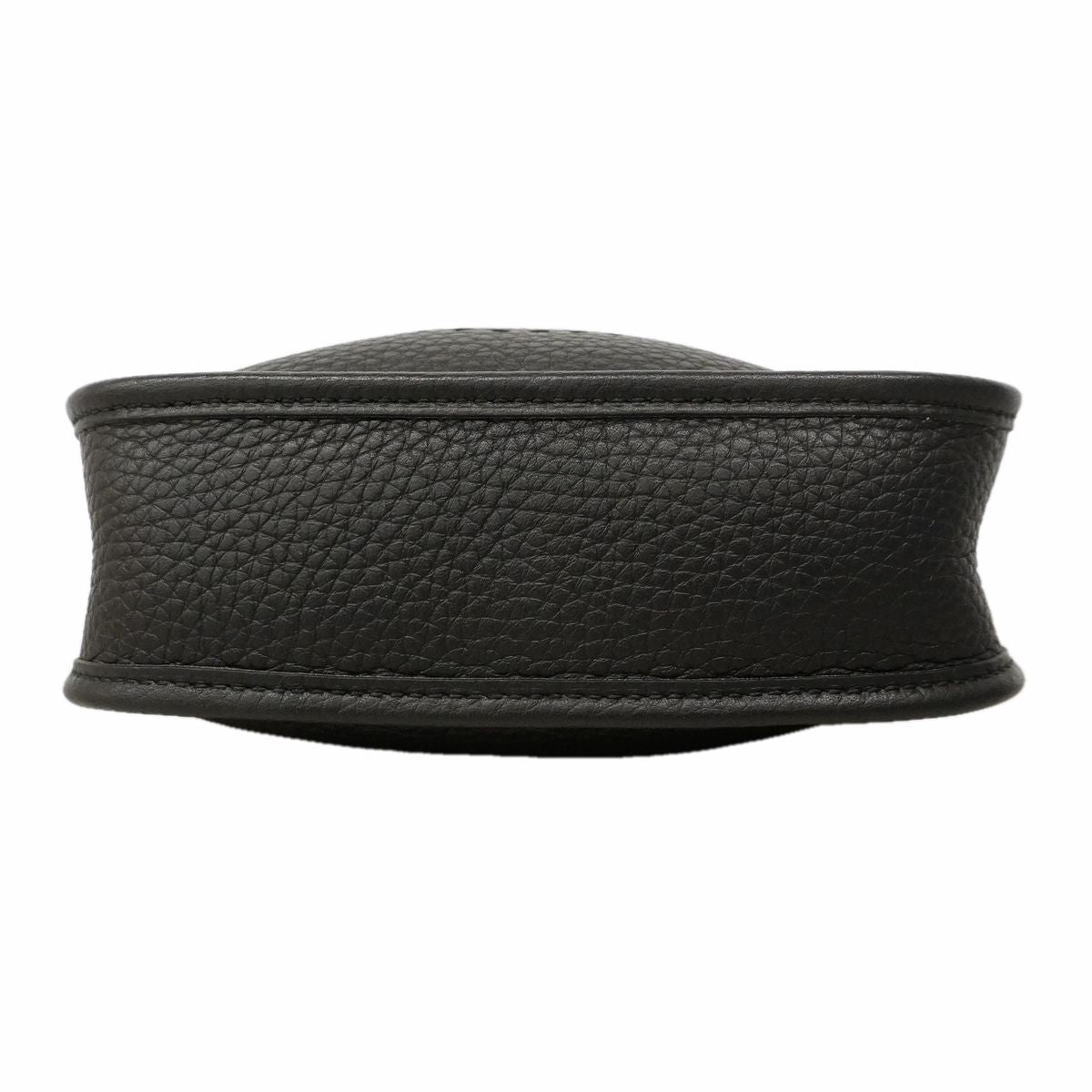 Hermes Shoulder Bag Evelyne TPM Taurillon Clemence Black Silver — view 3