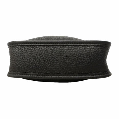 Hermes Shoulder Bag Evelyne TPM Taurillon Clemence Black Silver — view 3