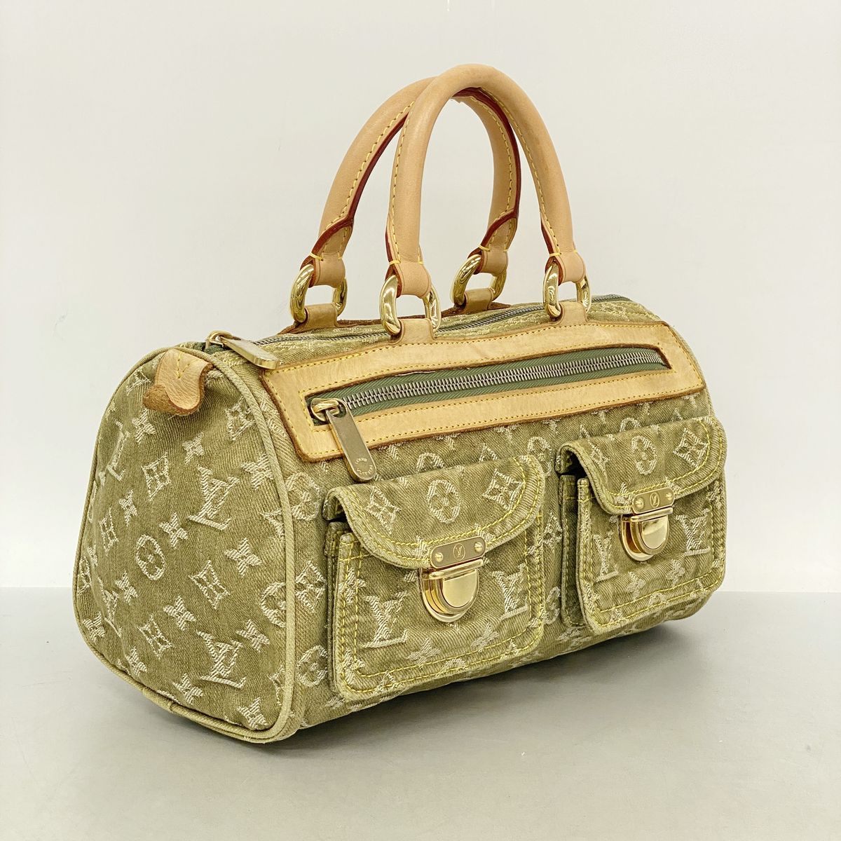Louis Vuitton Handbag Monogram Denim Neo Speedy Riken — view 2