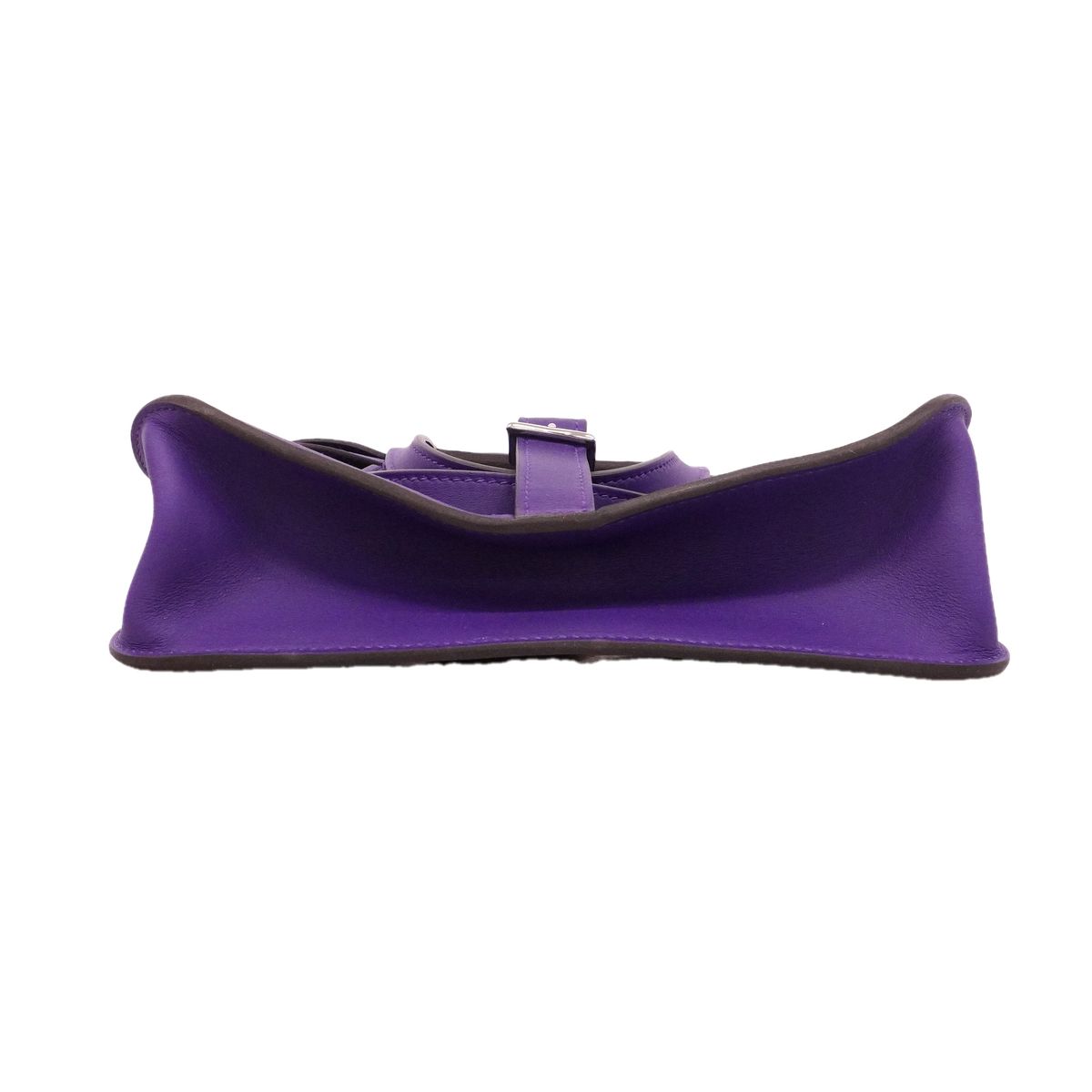 Hermes Handbag Arzan Mini Swift Purple Silver 2-Way Back — view 3