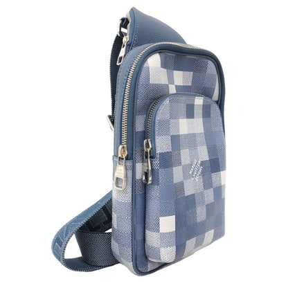 Louis Vuitton Belt Bag Damoflage Avenue PM Indigo Blue — view 2