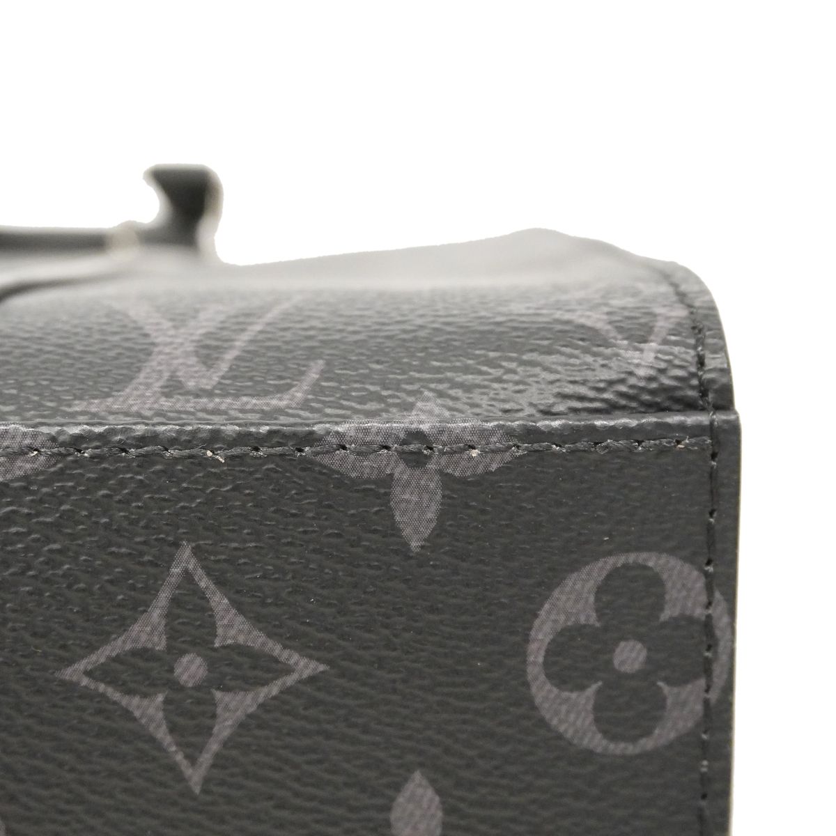 Louis Vuitton Handbag Monogram Eclipse Sac Plat Cross Black 2-Way Bag — view 7