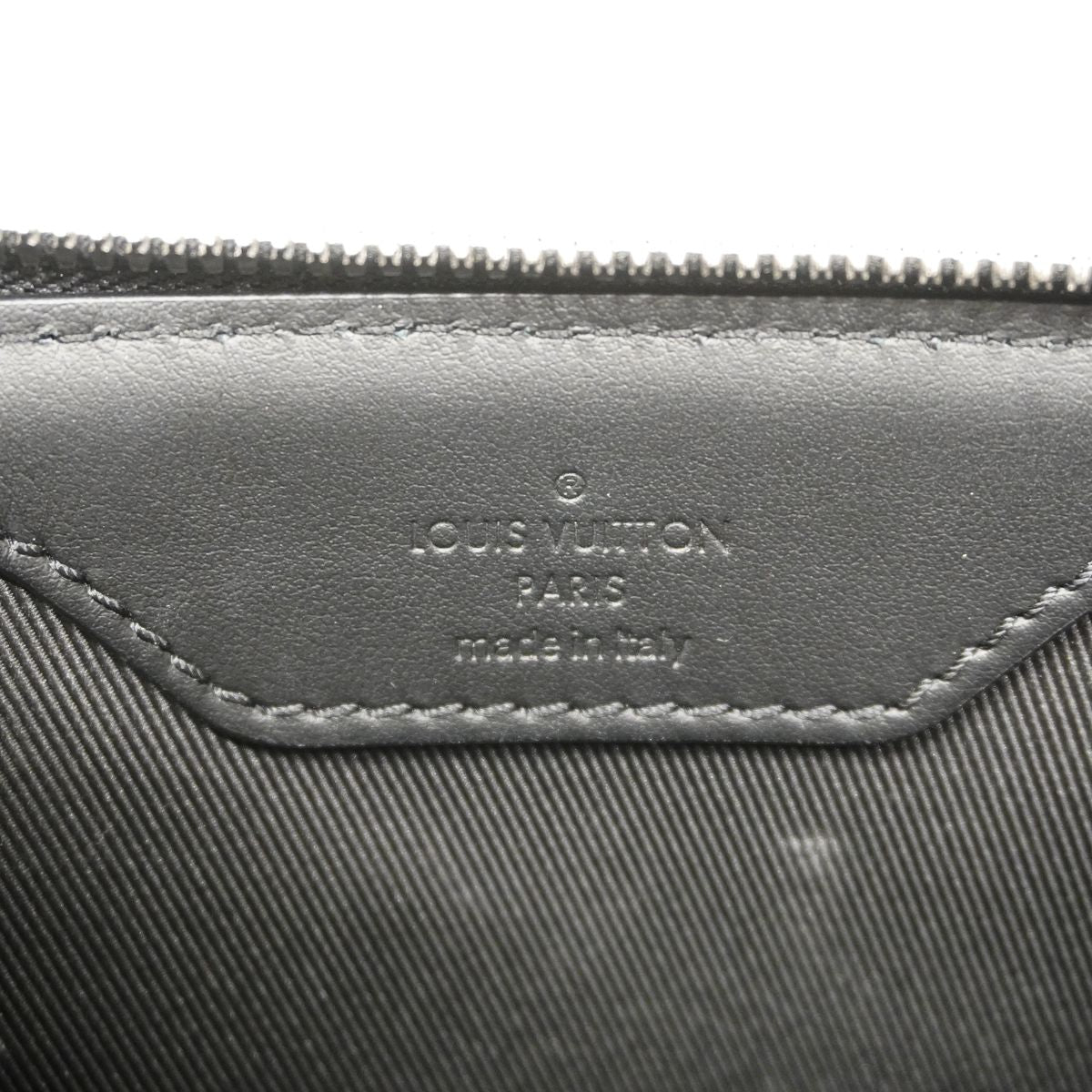 Louis Vuitton Handbag Monogram Eclipse Sac Plat Cross Black 2-Way Bag — view 5