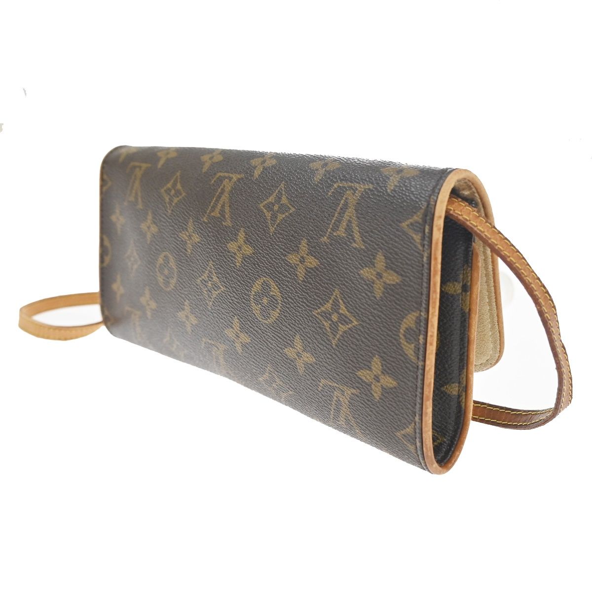 Louis Vuitton Pochette Twin GM Shoulder Bag Monogram Leather — view 4