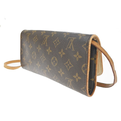 Louis Vuitton Pochette Twin GM Shoulder Bag Monogram Leather — view 4