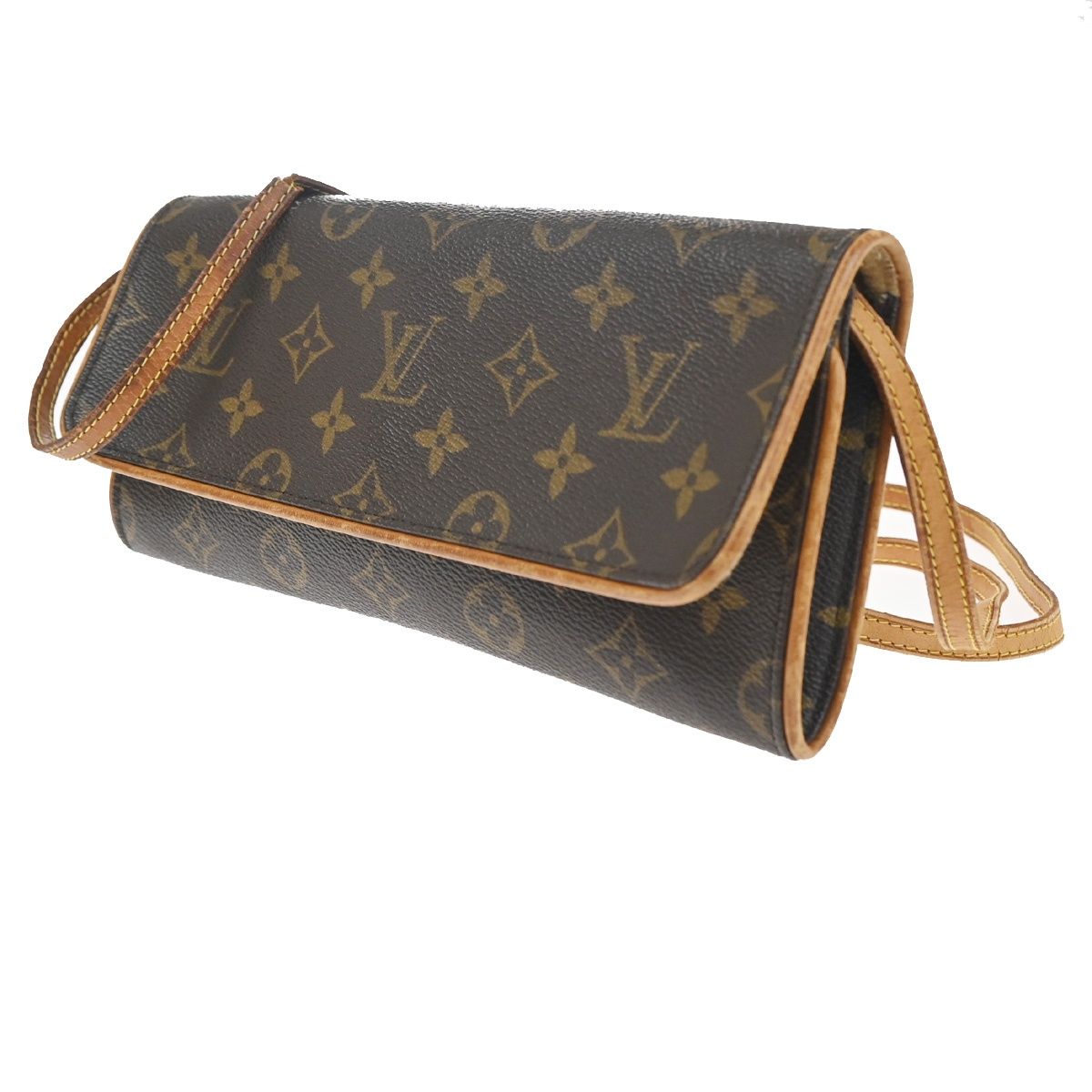 Louis Vuitton Pochette Twin GM Shoulder Bag Monogram Leather — view 2