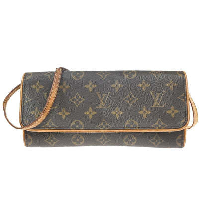 Louis Vuitton Pochette Twin GM Shoulder Bag Monogram Leather