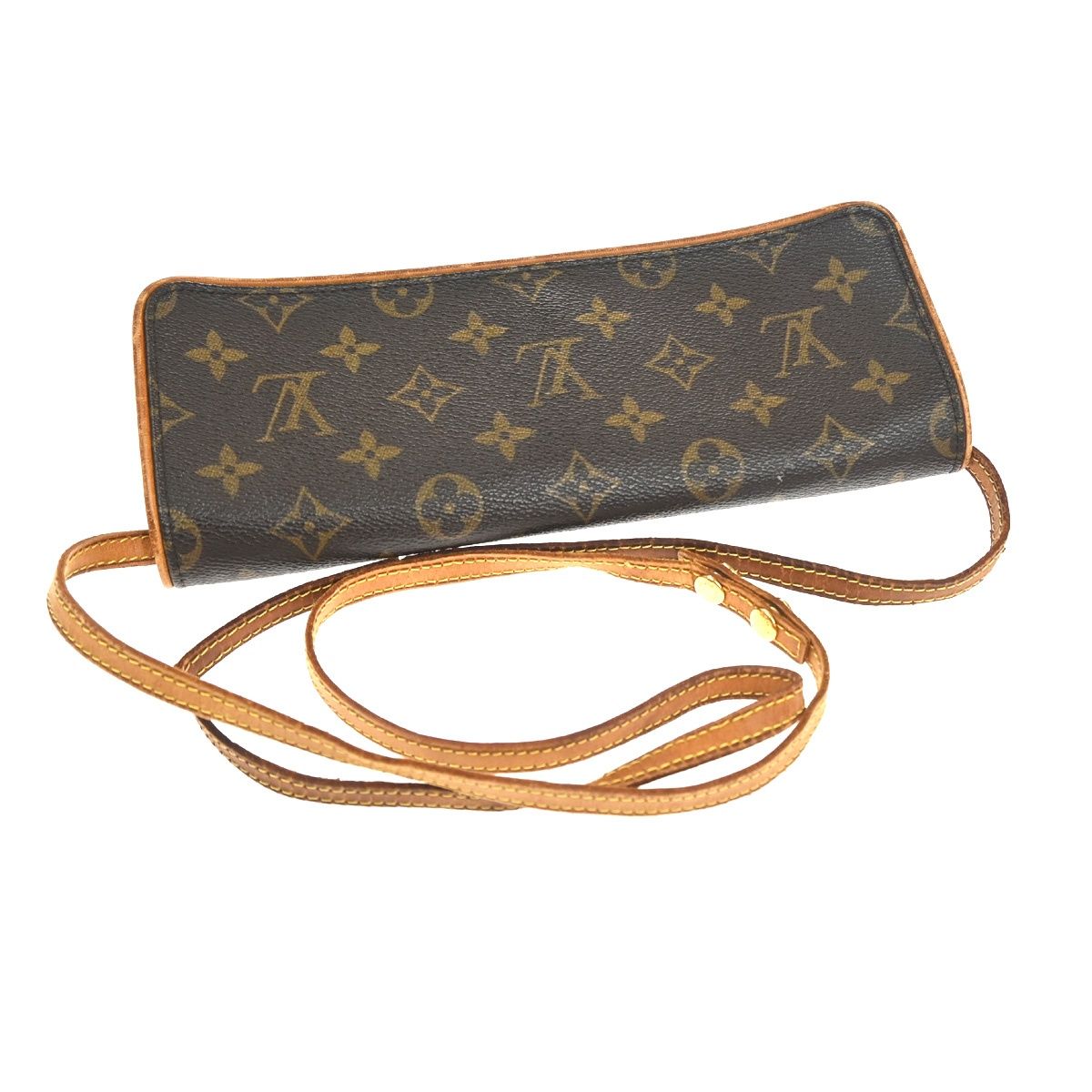 Louis Vuitton Pochette Twin GM Shoulder Bag Monogram Leather — view 5