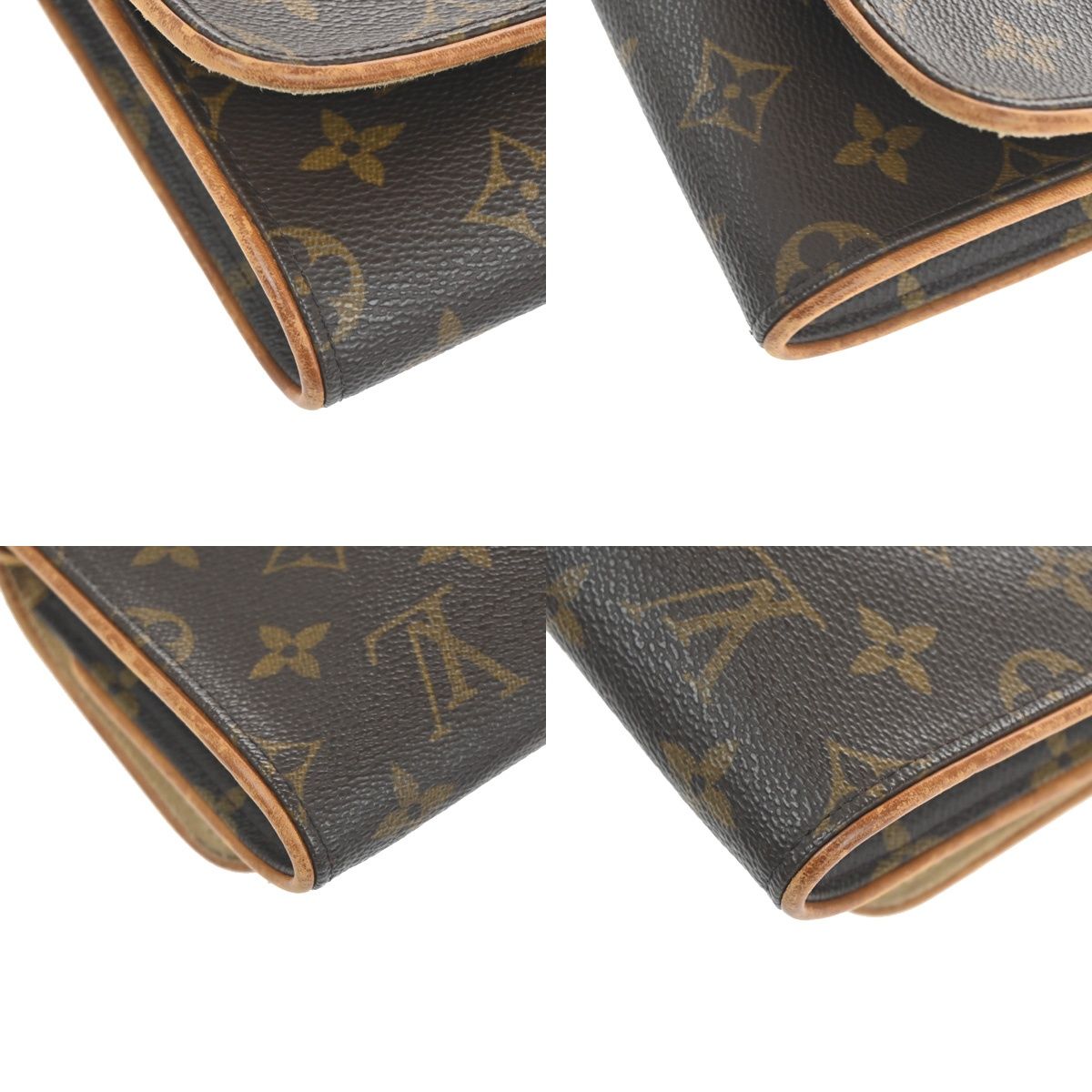 Louis Vuitton Pochette Twin GM Shoulder Bag Monogram Leather — view 7