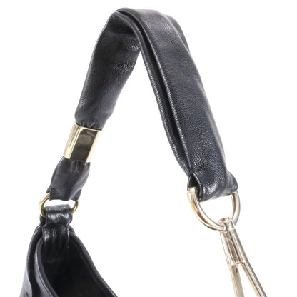 Saint Laurent YSL Tropez Ruffle Leather Shoulder Bag — view 2
