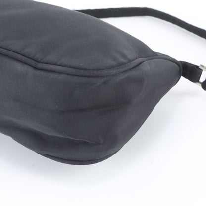 Prada White Tessuto Nylon Triangle Logo Shoulder Bag — view 4