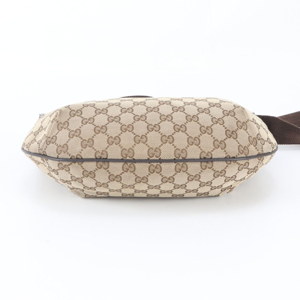 Gucci GG Canvas Leather Shoulder Bag Crossbody Messenger — view 6