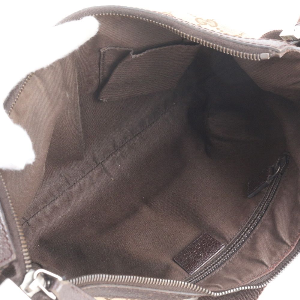 Gucci GG Canvas Leather Shoulder Bag Crossbody Messenger — view 7