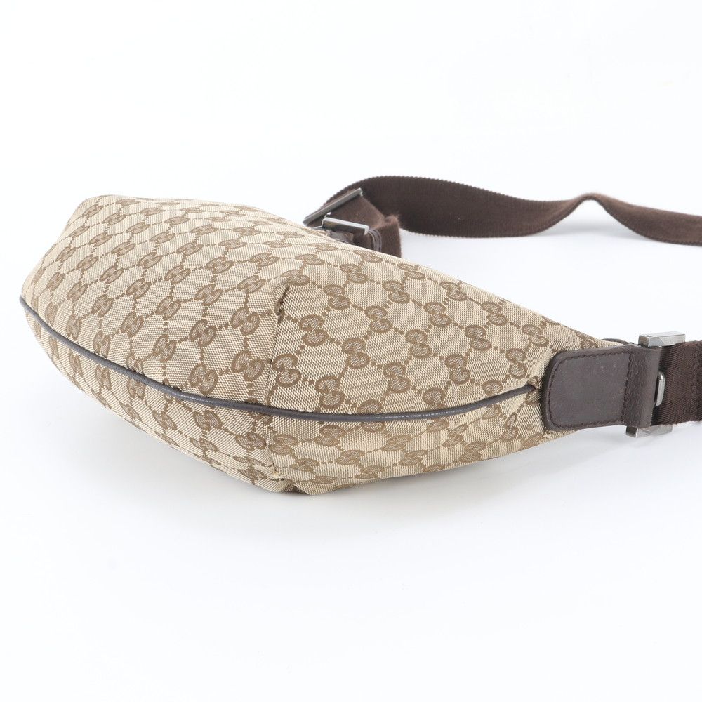 Gucci GG Canvas Leather Shoulder Bag Crossbody Messenger — view 4