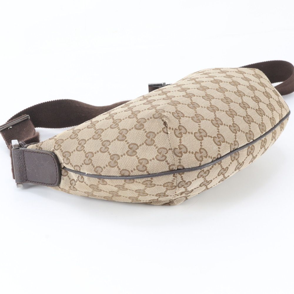 Gucci GG Canvas Leather Shoulder Bag Crossbody Messenger — view 5