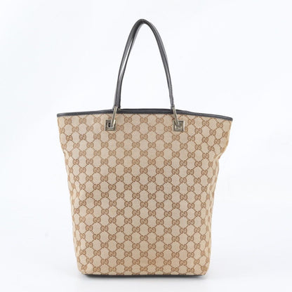 Gucci GG Canvas 002 Leather Tote Bag Shoulder Hand — view 3
