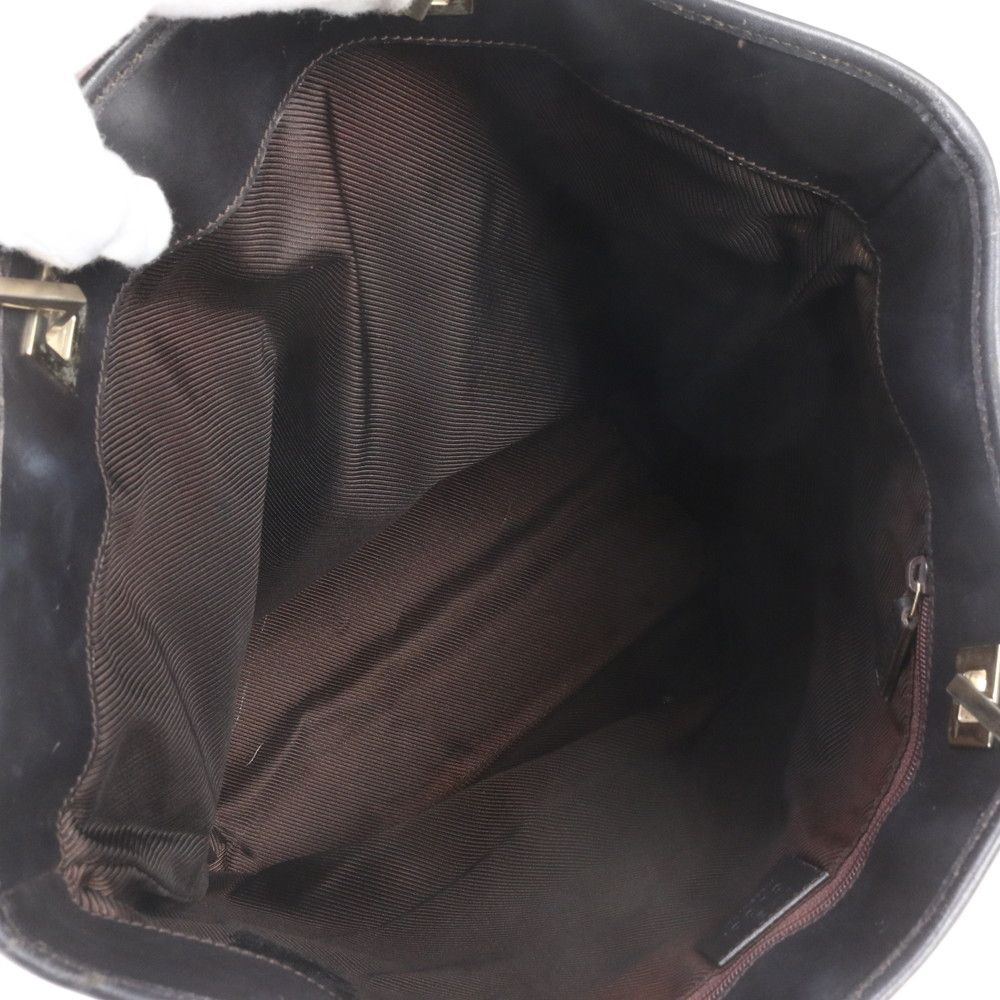 Gucci GG Canvas 002 Leather Tote Bag Shoulder Hand — view 7