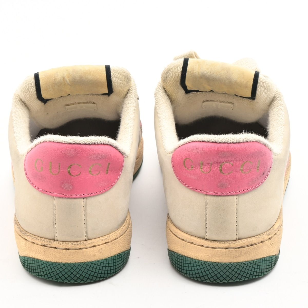 Gucci Sneakers Beige Pink Multi GG Pattern Sherry — view 3