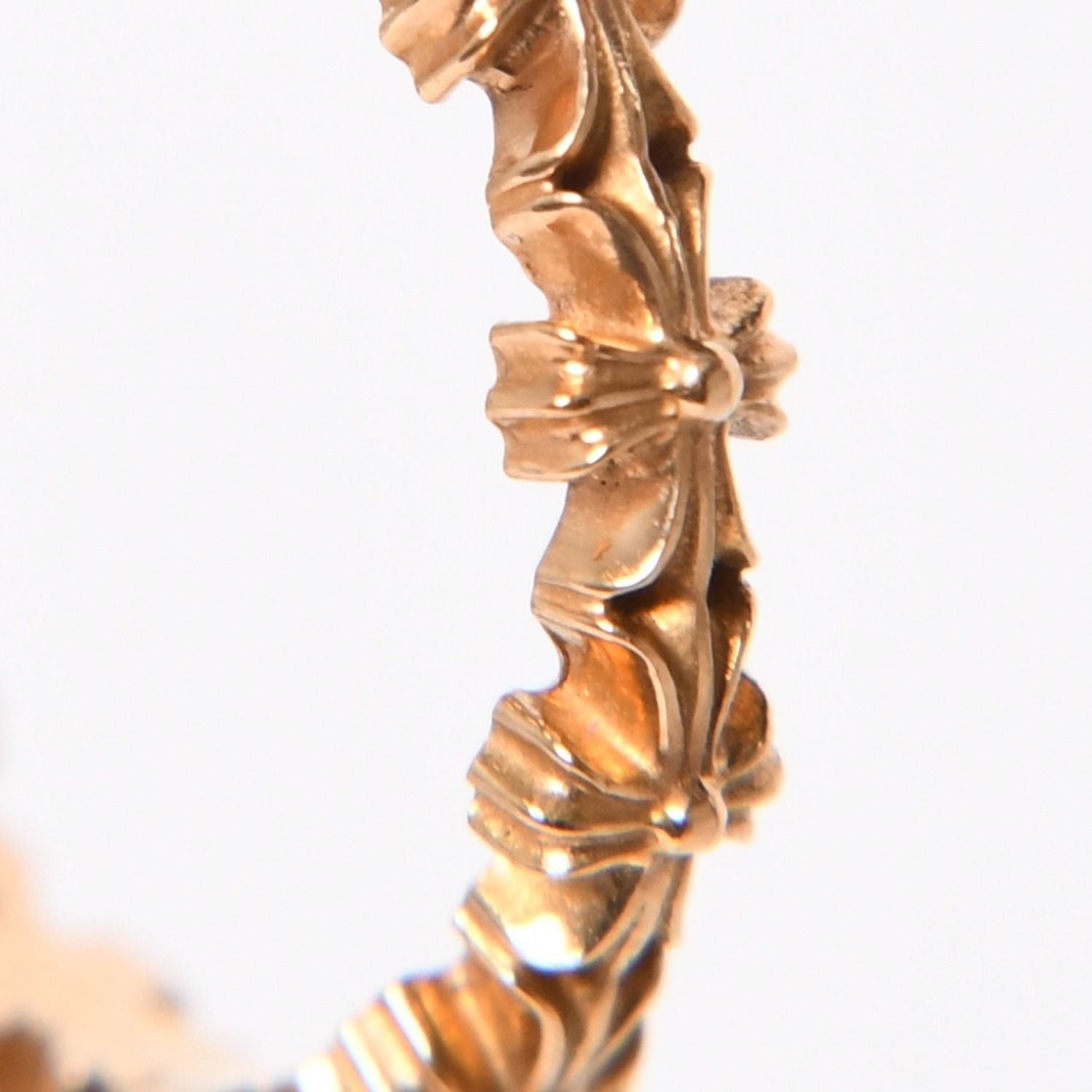 Chrome Hearts 22k Tiny CH Plus Band Ring 22k Gold — view 5