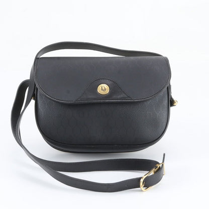 Dior Vintage Honeycomb Leather Shoulder Bag Crossbody Hand