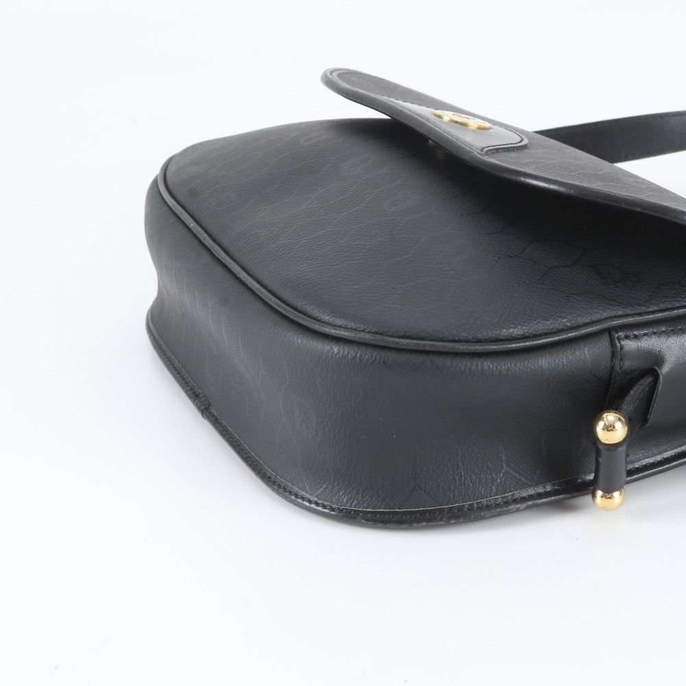 Dior Vintage Honeycomb Leather Shoulder Bag Crossbody Hand — view 5