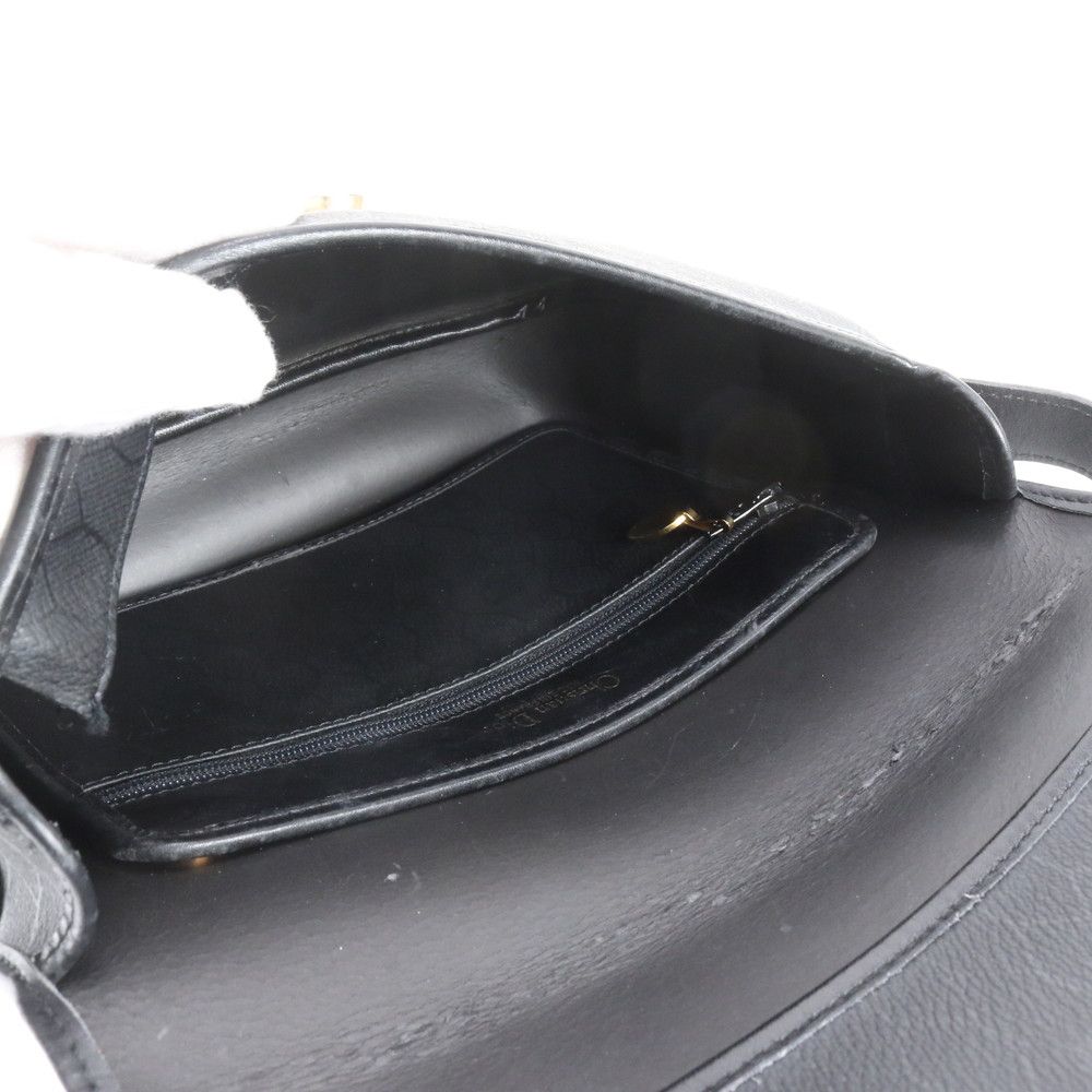Dior Vintage Honeycomb Leather Shoulder Bag Crossbody Hand — view 7