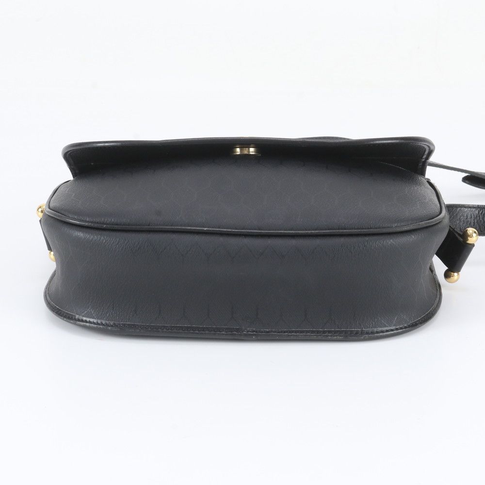 Dior Vintage Honeycomb Leather Shoulder Bag Crossbody Hand — view 6