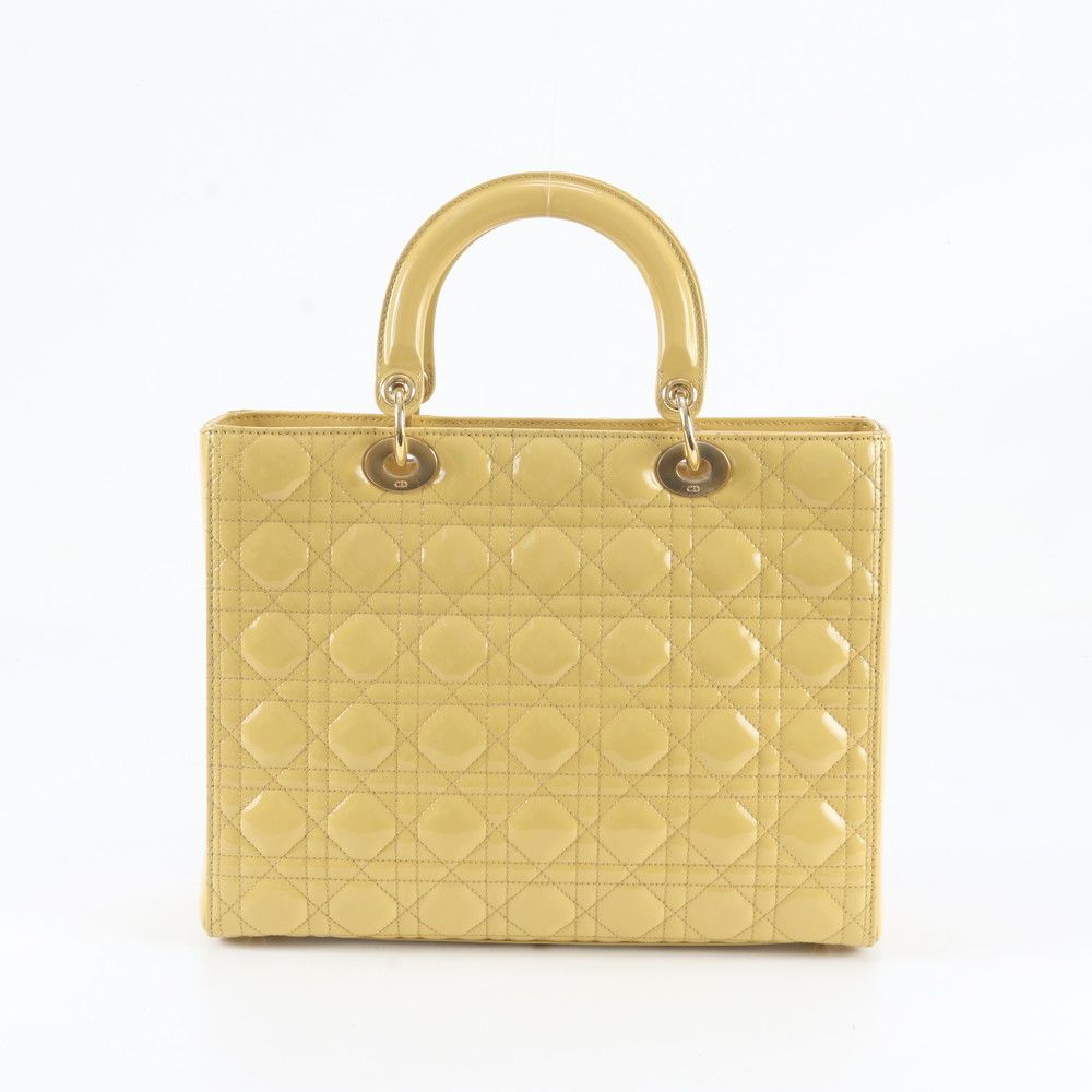 Dior Cannage Lady Leather Tote Bag — view 3
