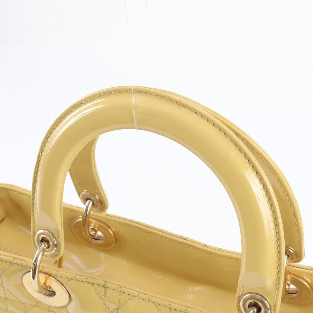 Dior Cannage Lady Leather Tote Bag — view 2