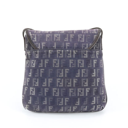 Fendi Zucchino Leather Shoulder Bag Crossbody Hand — view 3