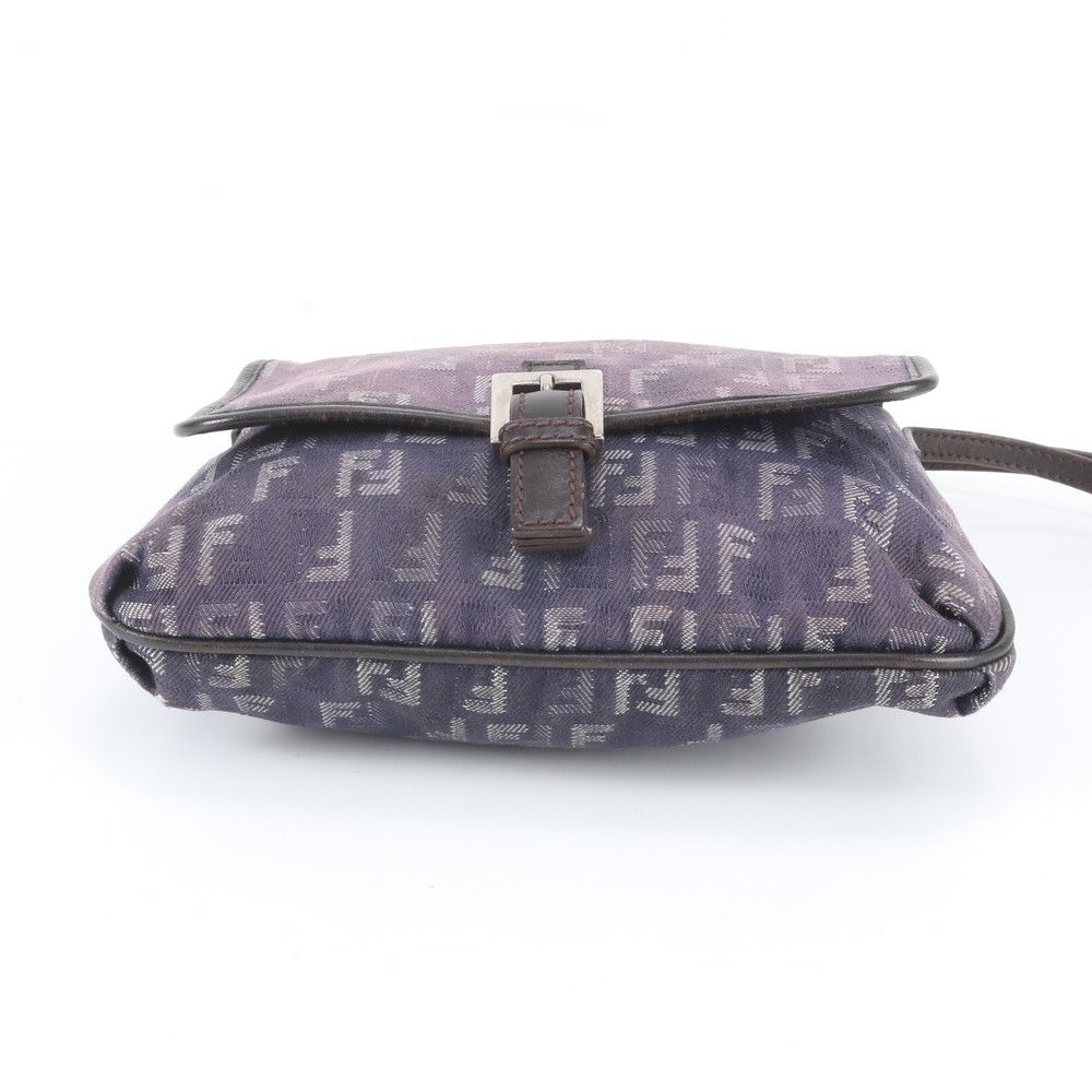 Fendi Zucchino Leather Shoulder Bag Crossbody Hand — view 6