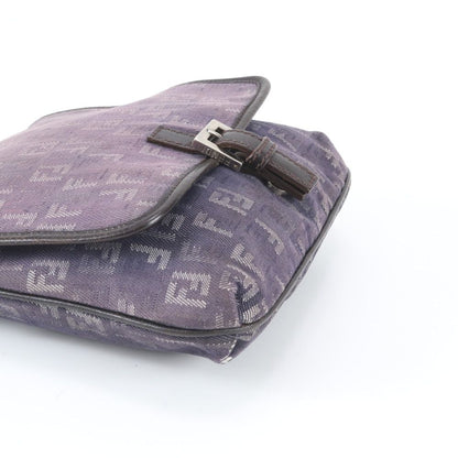 Fendi Zucchino Leather Shoulder Bag Crossbody Hand — view 4