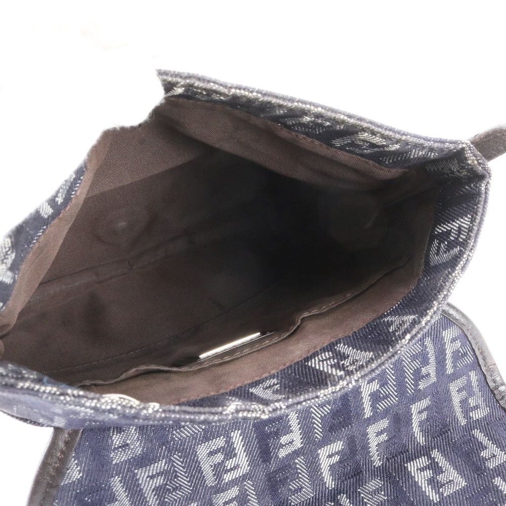 Fendi Zucchino Leather Shoulder Bag Crossbody Hand — view 7