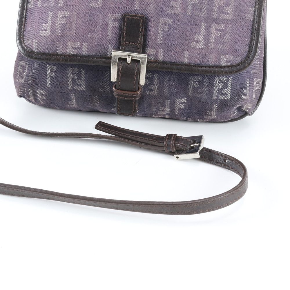 Fendi Zucchino Leather Shoulder Bag Crossbody Hand — view 2